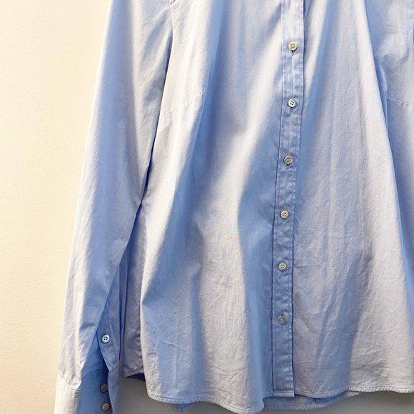 J. CREW Long-Sleeve Stretch Perfect Shirt, Size M - Picture 9 of 11